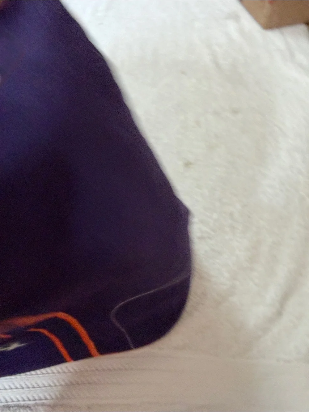 NFL Navy and Orange Canvas Tote Bag